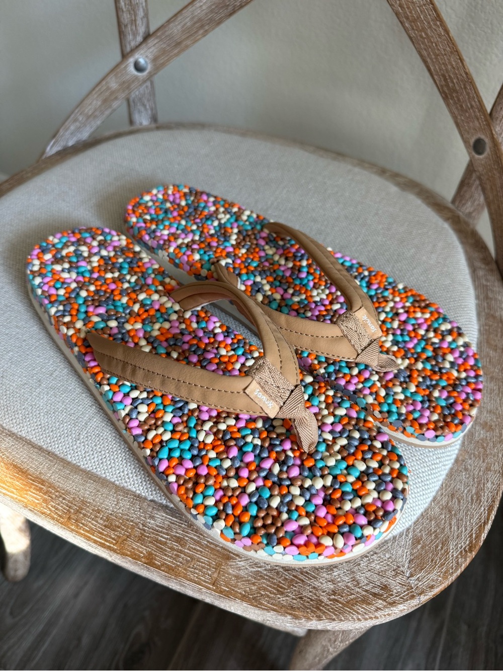 Sanuk free-est bubblecush flip flops - Picture 5 of 6